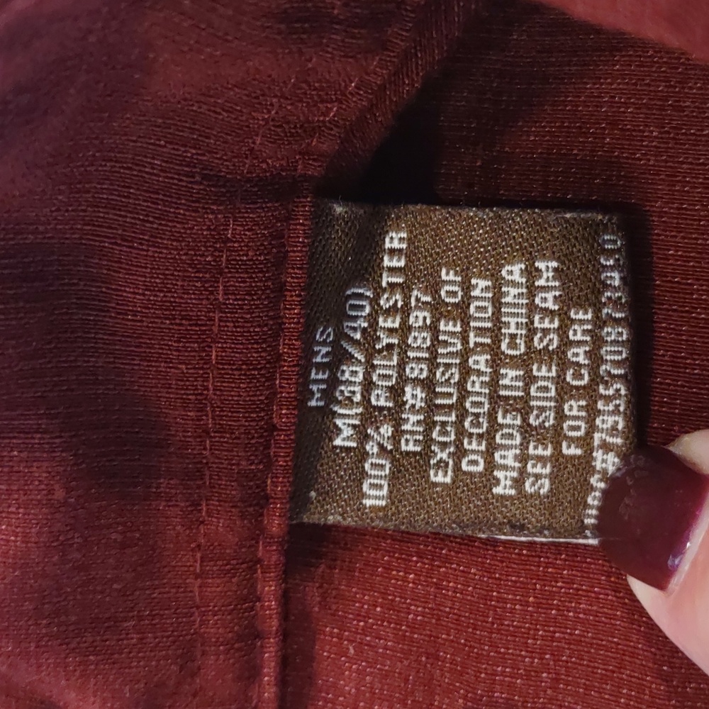 Cafe Luna Shirt M Red Black Gray - Picture 3 of 5